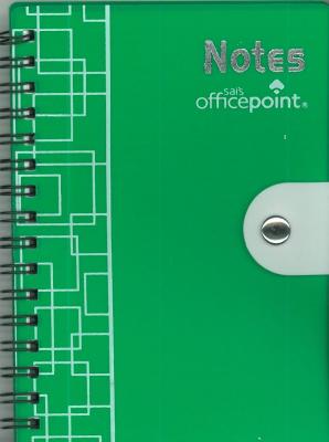 A5 Office Point Button Note Book(69P2530 -Green)